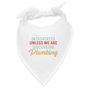 Introvertierte Introvertiert Geschenk - Bandana - Weiß - Vorne