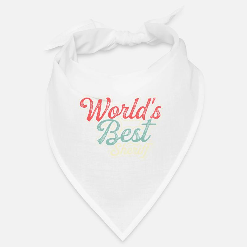 Meilleur shérif du monde Policier dévoué Geschen Bandana