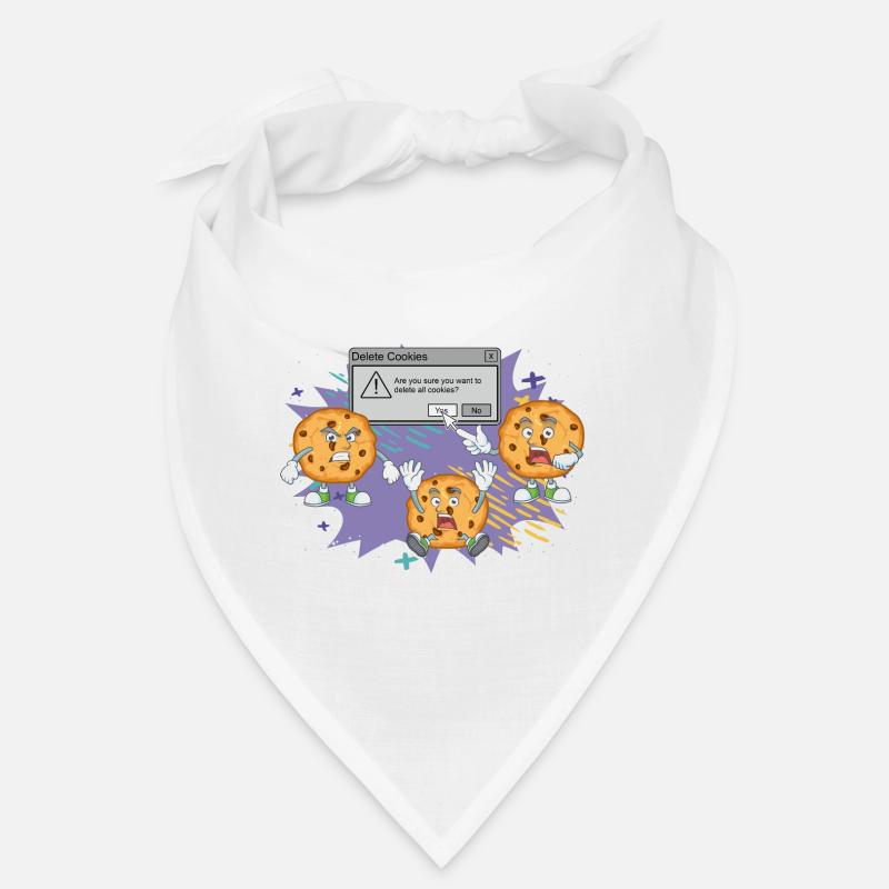 Delete Cookies Geek tech humor Informatiker Bandana