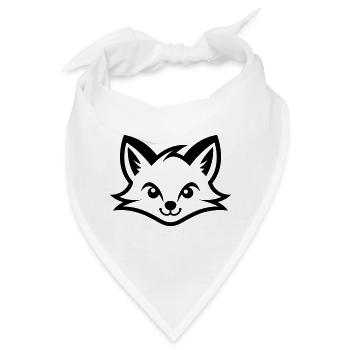 Fuchs - Bandana - Weiß - Vorne