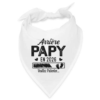 Ur-Opa im Jahr 2026 Geschenk Zukunft Opa - Bandana - Weiß - Vorne