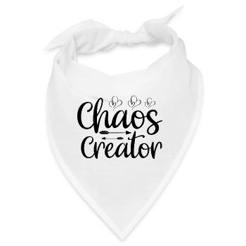 Chaos Schöpfer - Bandana - Weiß - Vorne