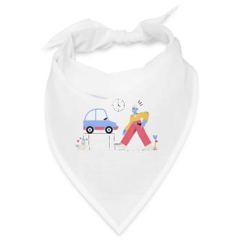 Pablo - Car service - Bandana - Weiß - Vorne