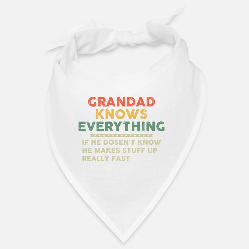 Grandad Knows Everything Bandana