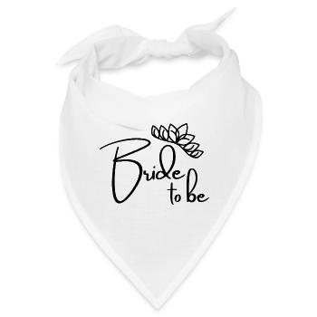 Bride to be -Junggesellenabschied - Bandana - Weiß - Vorne