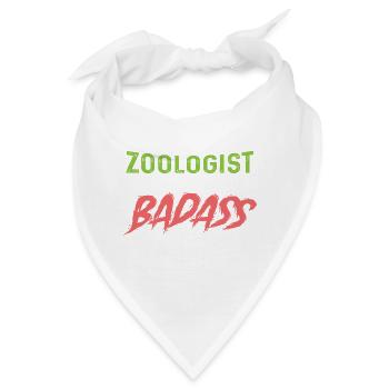 Ein Berufsbezeichnung Schutzarzt Geschenk - Bandana - Weiß - Vorne