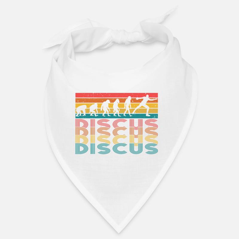 Discus Athlete Vintage Retro Discus Thrower Bandana