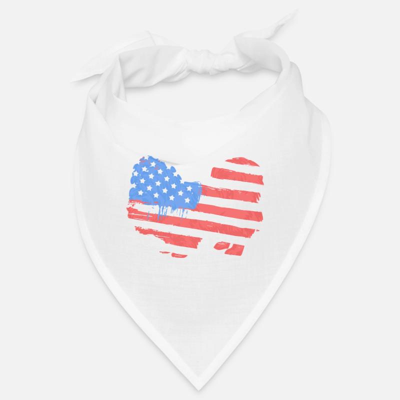Pekingese Pekingese Flag Bandana