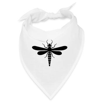 Libelle - Bandana - Weiß - Vorne