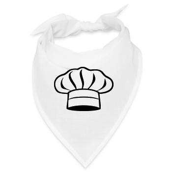 Küchenchef - Bandana - Weiß - Vorne