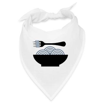 Spaghetti - Bandana - Weiß - Vorne
