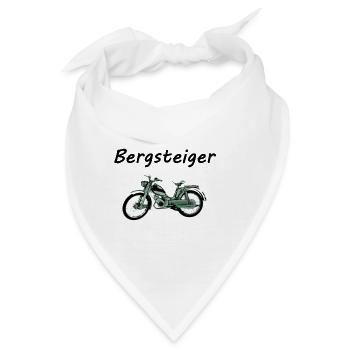 Zündapp Bergsteiger Moped Mofa - Bandana - Weiß - Vorne