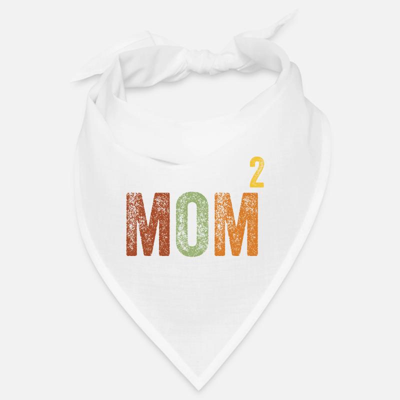 Mama Hoch Zwei Muttertag Retro Vintage Bandana