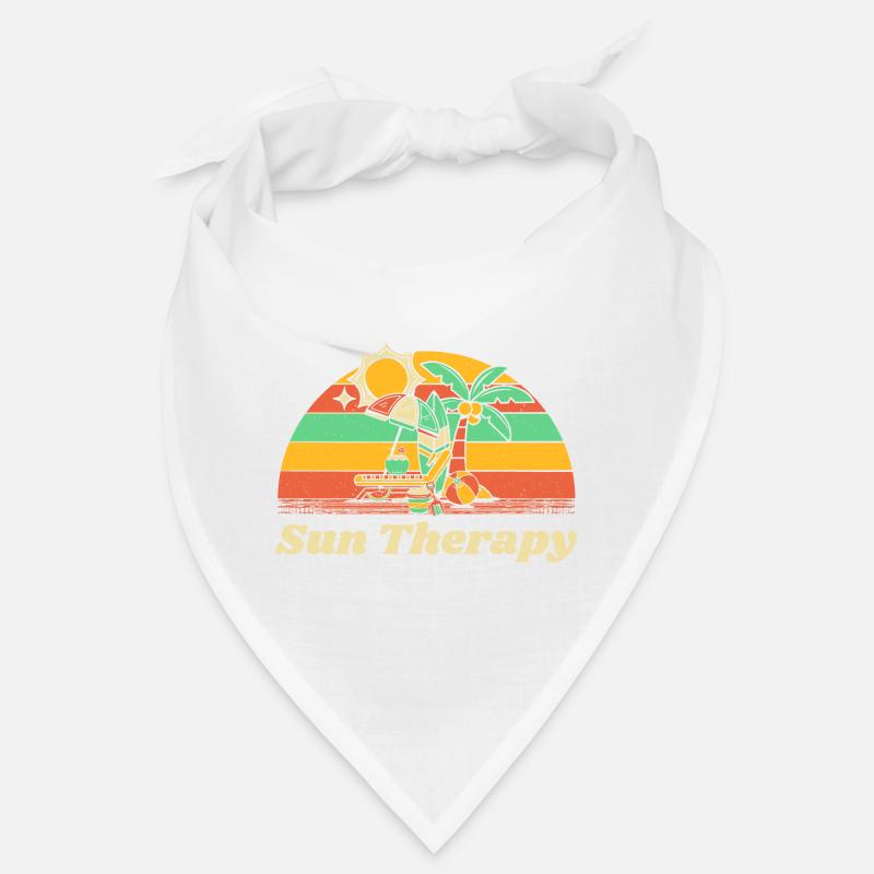 Sun Therapy Beach Sunbathing Ocean Tanning Summer Bandana