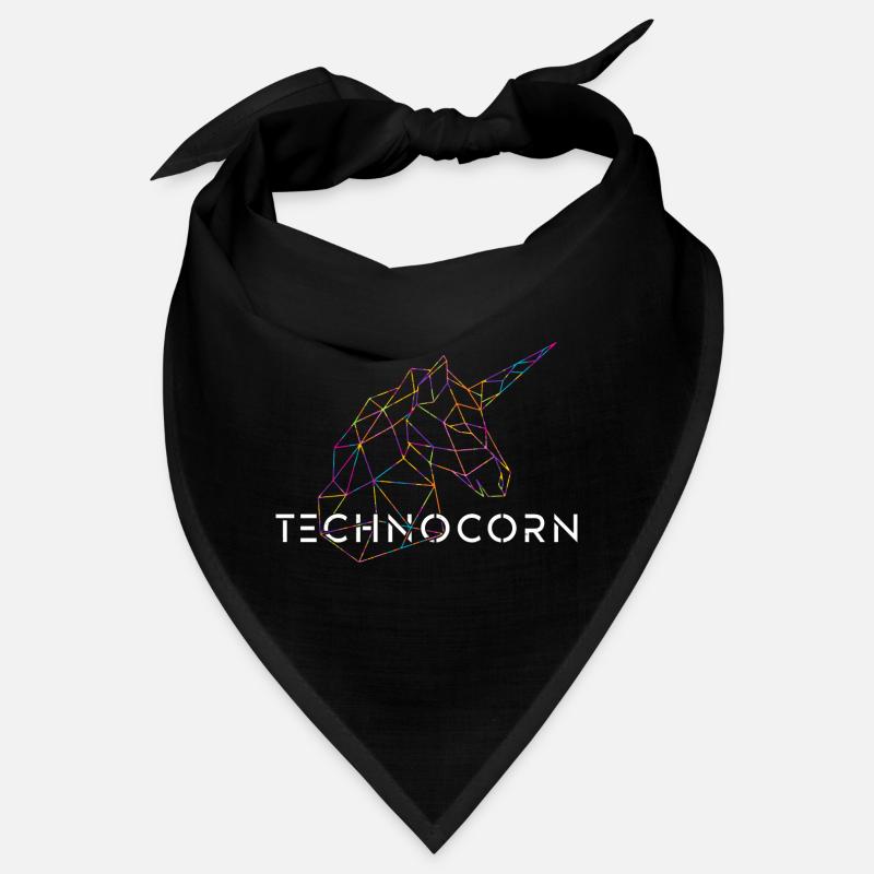 Techno Unicorn / Einhorn Bandana