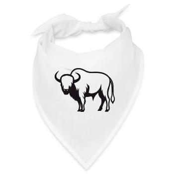 Büffel - Bandana - Weiß - Vorne