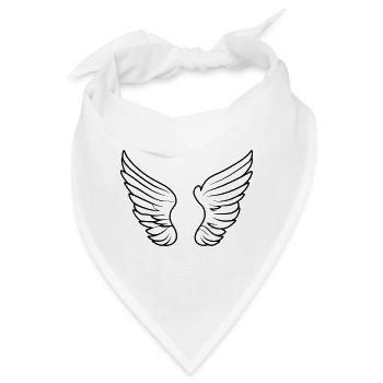 Engelsflügel - Bandana - Weiß - Vorne