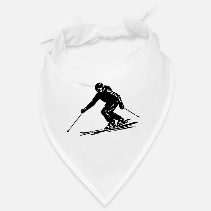 Skiing Skiing Man Icon Bandana