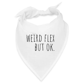 weird flex - Bandana - Weiß - Vorne