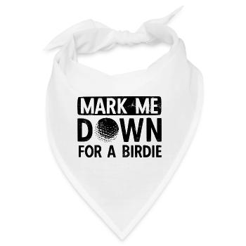 Golfplatz zum Golfen Golf - Bandana - Weiß - Vorne