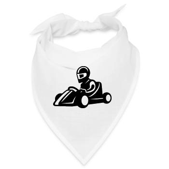 Kart - Bandana - Weiß - Vorne