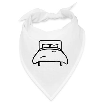 Bett - Bandana - Weiß - Vorne