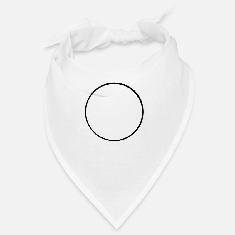 Black Circle Frame Bandana