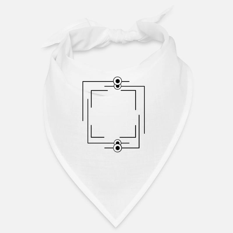 Thick Lines Thin Strokes Frames Bandana