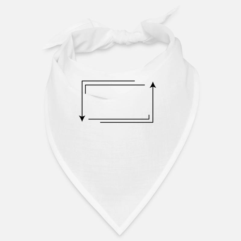 Arrow Frame Rectangular Shape Decoration Bandana
