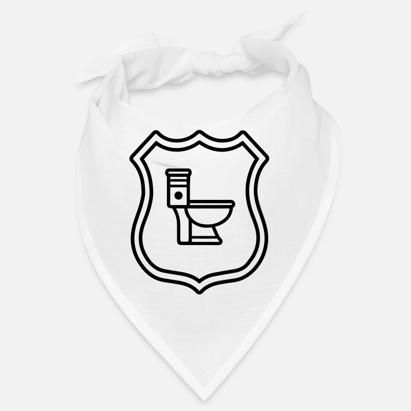 Wc Toilette Wappen Bandana