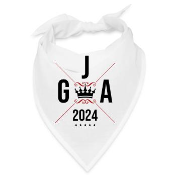 Jga 2024 Junggesellenabschied - Bandana - Weiß - Vorne