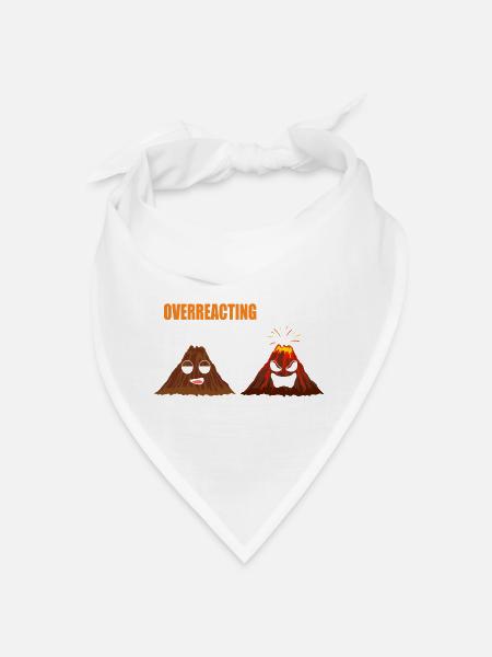 volcano - Bandana - white