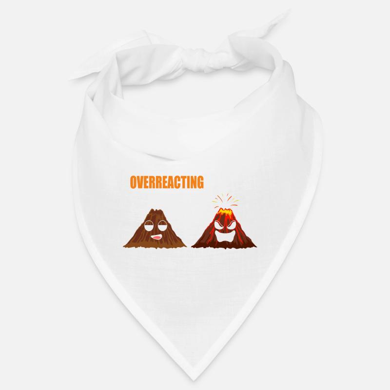 volcano - Bandana - white