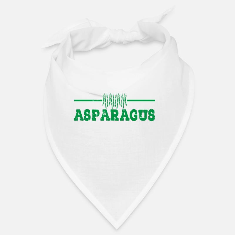 Spargel - Bandana - Weiß