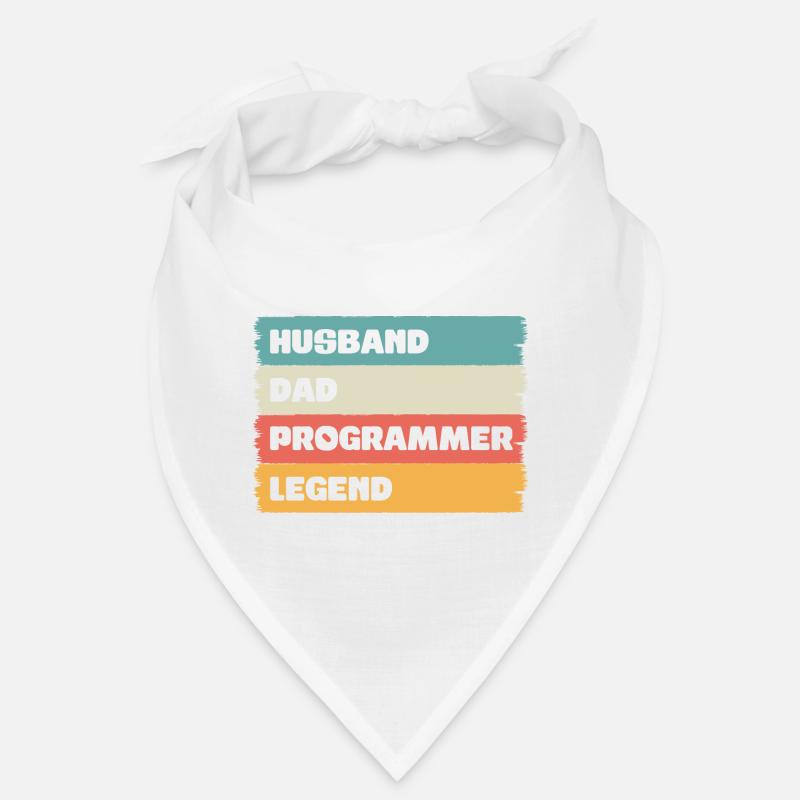 Husband Dad programmer Legend Bandana