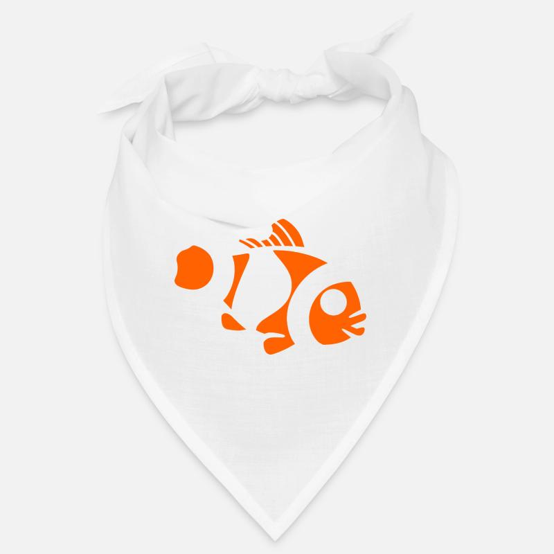 Clownfisch - Bandana - Weiß