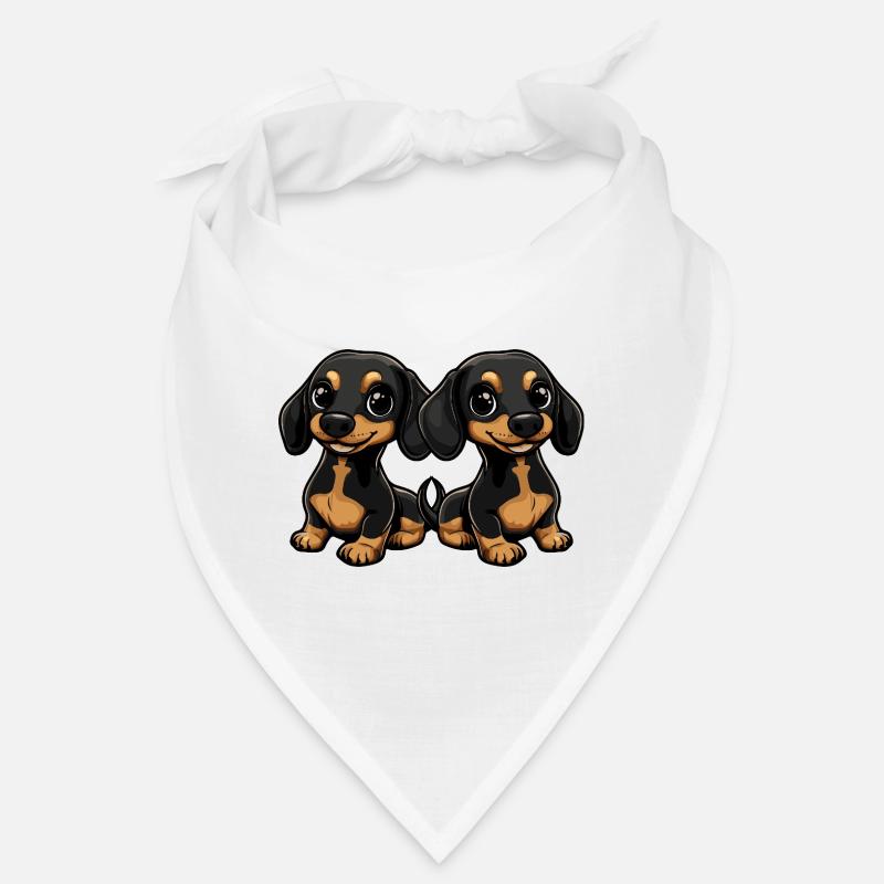 Dackel DachsHund Comic Bandana