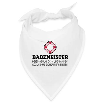 Bademeister - Bandana - Weiß - Vorne