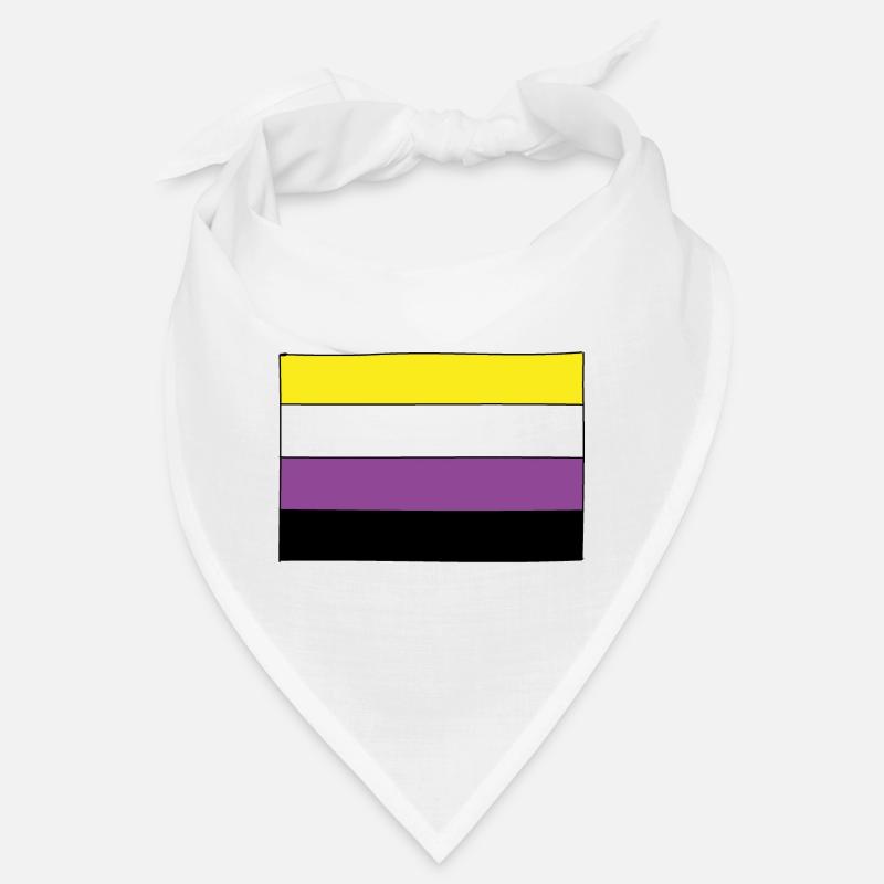 Nonbinary Flagge Bandana