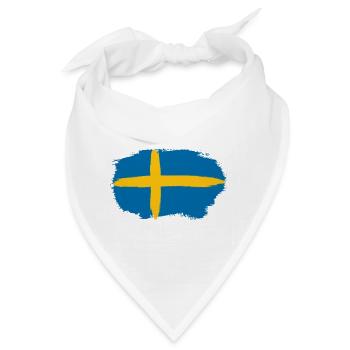 Schweden - Bandana - Weiß - Vorne
