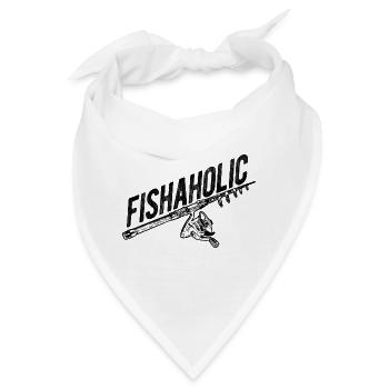 Angler Spruch zum Angeln Angel - Bandana - Weiß - Vorne