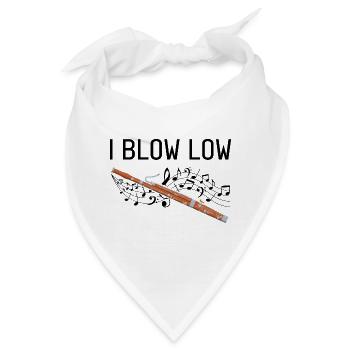 Orchester und Holzblasinstrument - Bandana - Weiß - Vorne