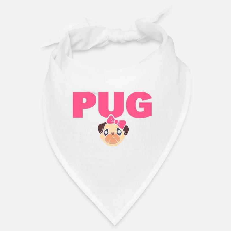 Pug Mom Mops Elternteil Bandana