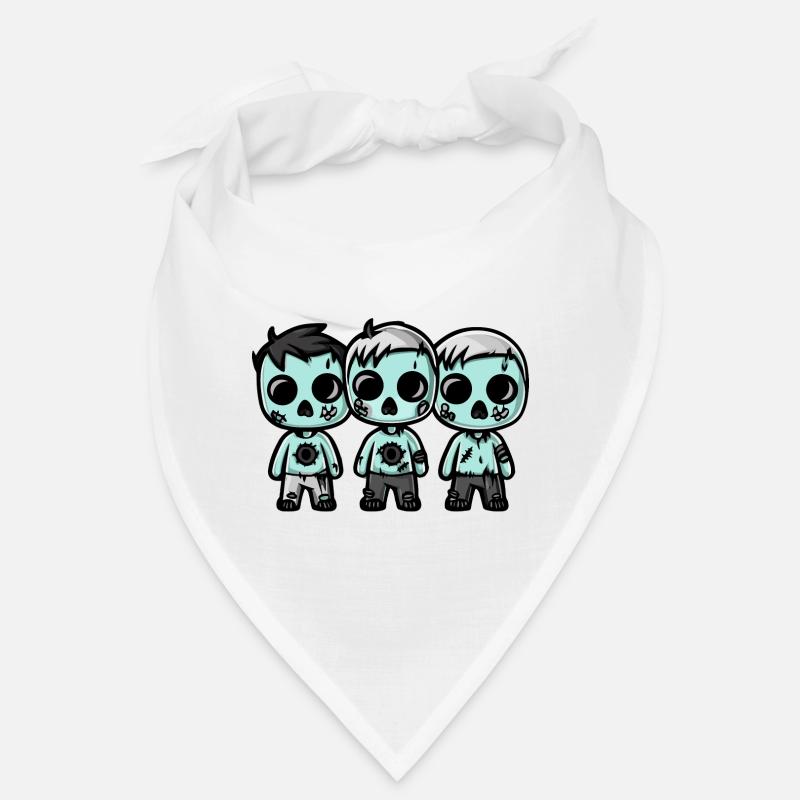 Zombies Halloween Niedlich Comic Bandana