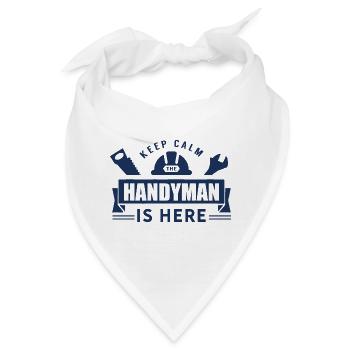 Heimwerker Tüftler Bastler Heimwerken Handwerker - Bandana - Weiß - Vorne