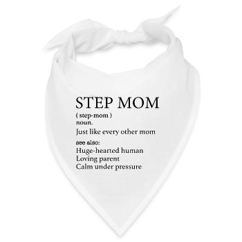 Stiefmutter Definition - Stiefmutter Bedeutung - Bandana - Weiß - Vorne