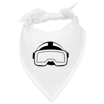 Virtual-Reality-Maske - Bandana - Weiß - Vorne