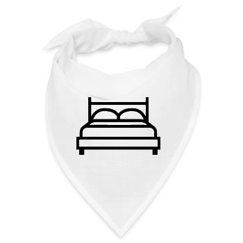 Bett - Bandana - Weiß - Vorne
