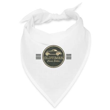 Oldtimer - Bandana - Weiß - Vorne
