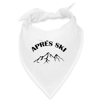 apres ski - Bandana - Weiß - Vorne